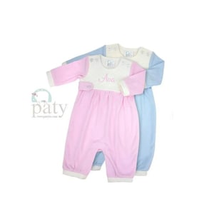Personalized Monogrammed Baby Romper  Home Coming Boy Girl Unisex Cotton Cloths Embroidered