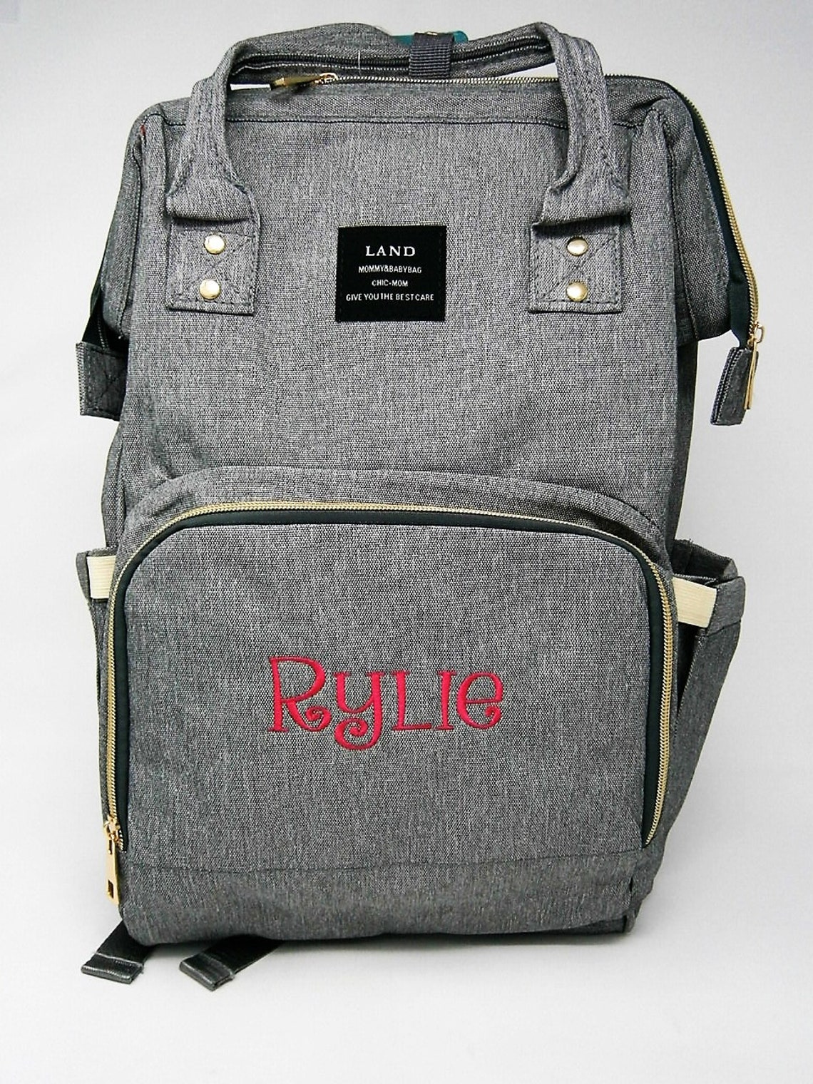 Backpack Diaper Bag Monogrammed Diaper Bag Personalized Etsy