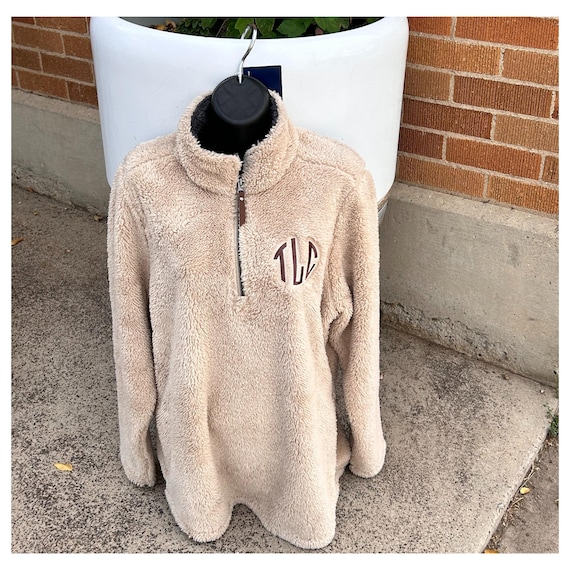 Fuzzy half zip pullover best sale
