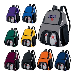 Basketball Backpack, Personalized Basketball Backpacks, Backpack with Name, Sports Backpack for Teens and Kids full size Backpack