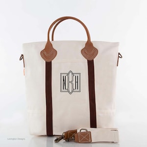 Personalized Tote for Woman, Canvas Tote Personalized, Monogram Tote Bag, Flight Bag, Monogrammed Travel Bag,Ladies Travel Bag,Totes Bags