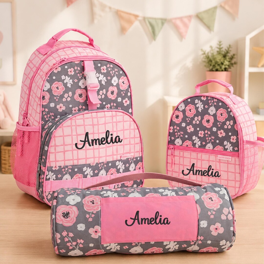 Toddler Nap Mat , Personalized Kids Backpack and Insulated Lunch Box ...