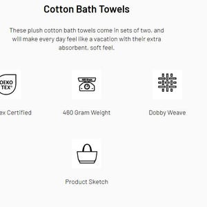 spec. sheet for out monogrammed towels