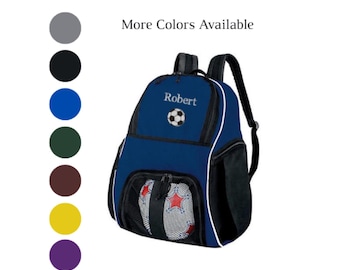 Boys Soccer Bag, Girls Soccer Bags, Embroidered Soccer Bag, Personalized Soccer Bag, Backpack Soccer  Bag, Sports Bag