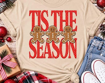 Tis The Season Red Graphic Apparel