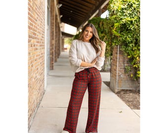 The Noelle - Plaid Pajama Pants *