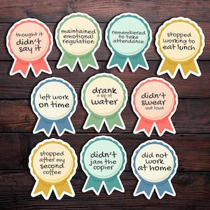 Funny Teacher Stickers | Micro-Win Awards – Waterproof Vinyl Matte Laminated Sticker - Waterbottle & Laptop Decal