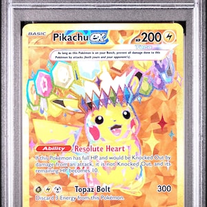 Pikachu Hyper Rare - Etsy