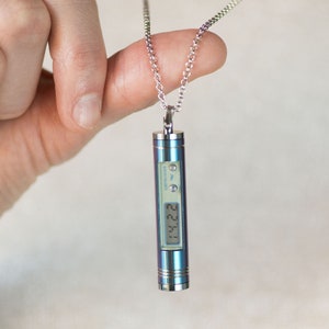Digital sales pendant watch