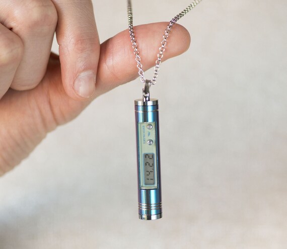 digital pendant watch