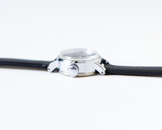 Orologio da polso unisex cinturino in vera pelle mod. Subway