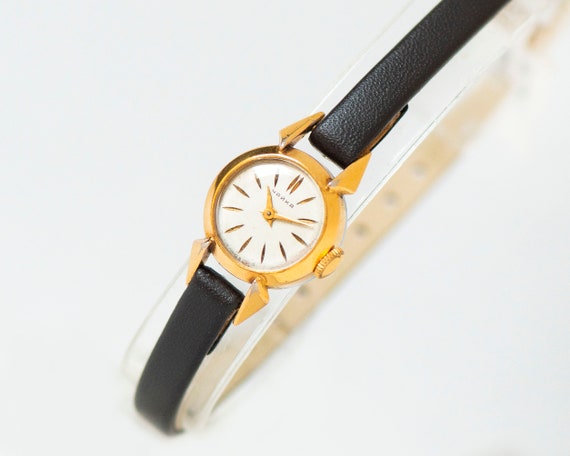 Rare women's watch gold plated Seagull, smallest … - image 1