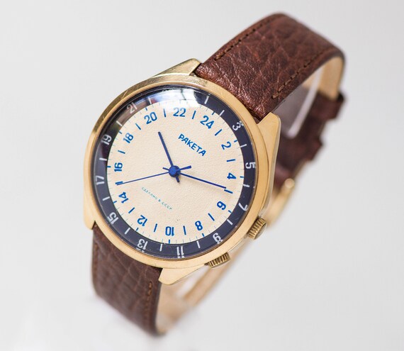 Modern herenhorloge Rocket limited edition 24 uur horloge | Etsy België