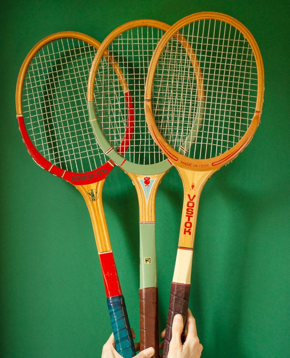 Geestig Gedrag Zwitsers Vintage Tennis Racket Jeugd USSR sportschool Houten racket - Etsy Nederland