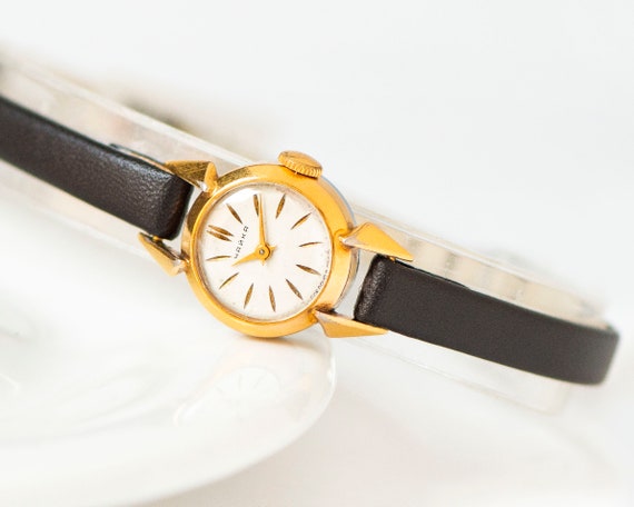 Rare women's watch gold plated Seagull, smallest … - image 3