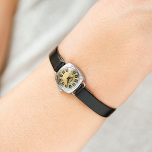 Orologio da donna in edizione limitata con cassa quadrata a raggi di sole, orologio da donna Seagull in argento, orologio vintage con numeri romani, cinturino in pelle pregiata