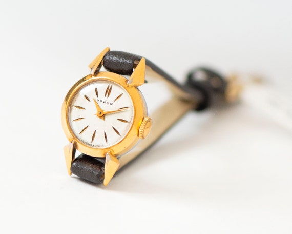 Rare women's watch gold plated Seagull, smallest … - image 5