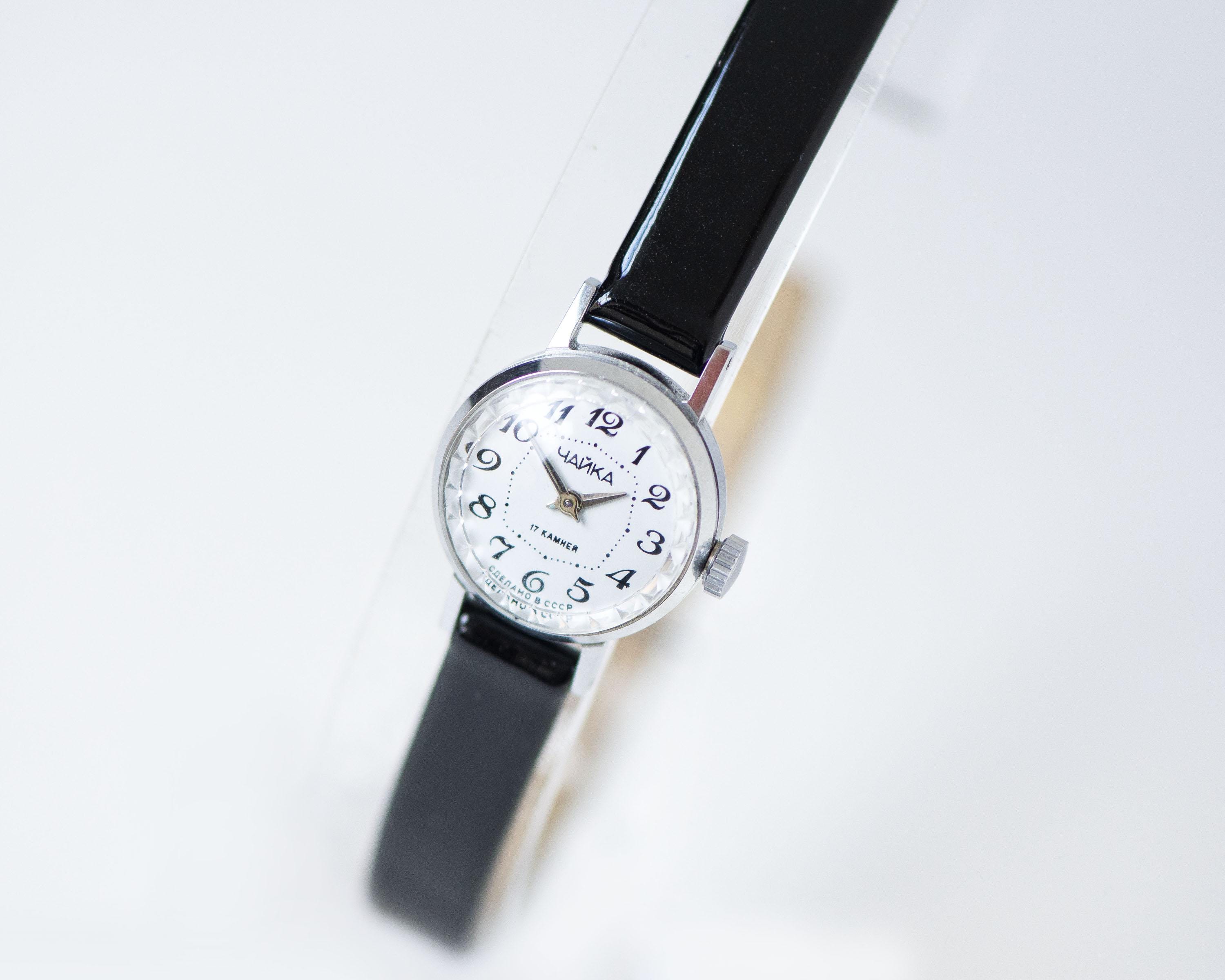 Women\'s Grey White Dainty Analog Leather Waterproof Reloj Para Mujer Wrist Watch Women main image 2