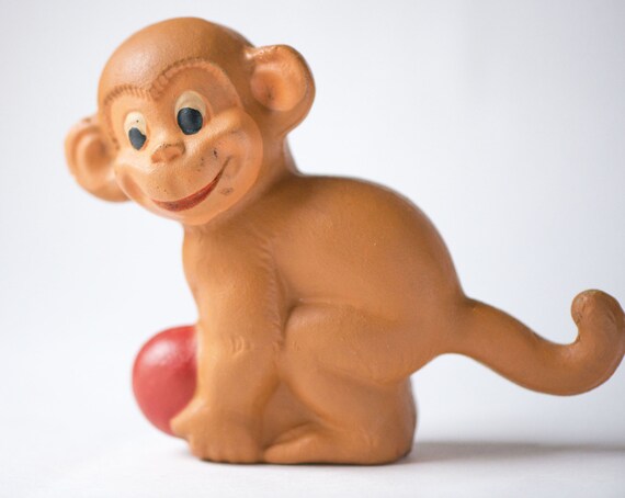 retro monkey toy