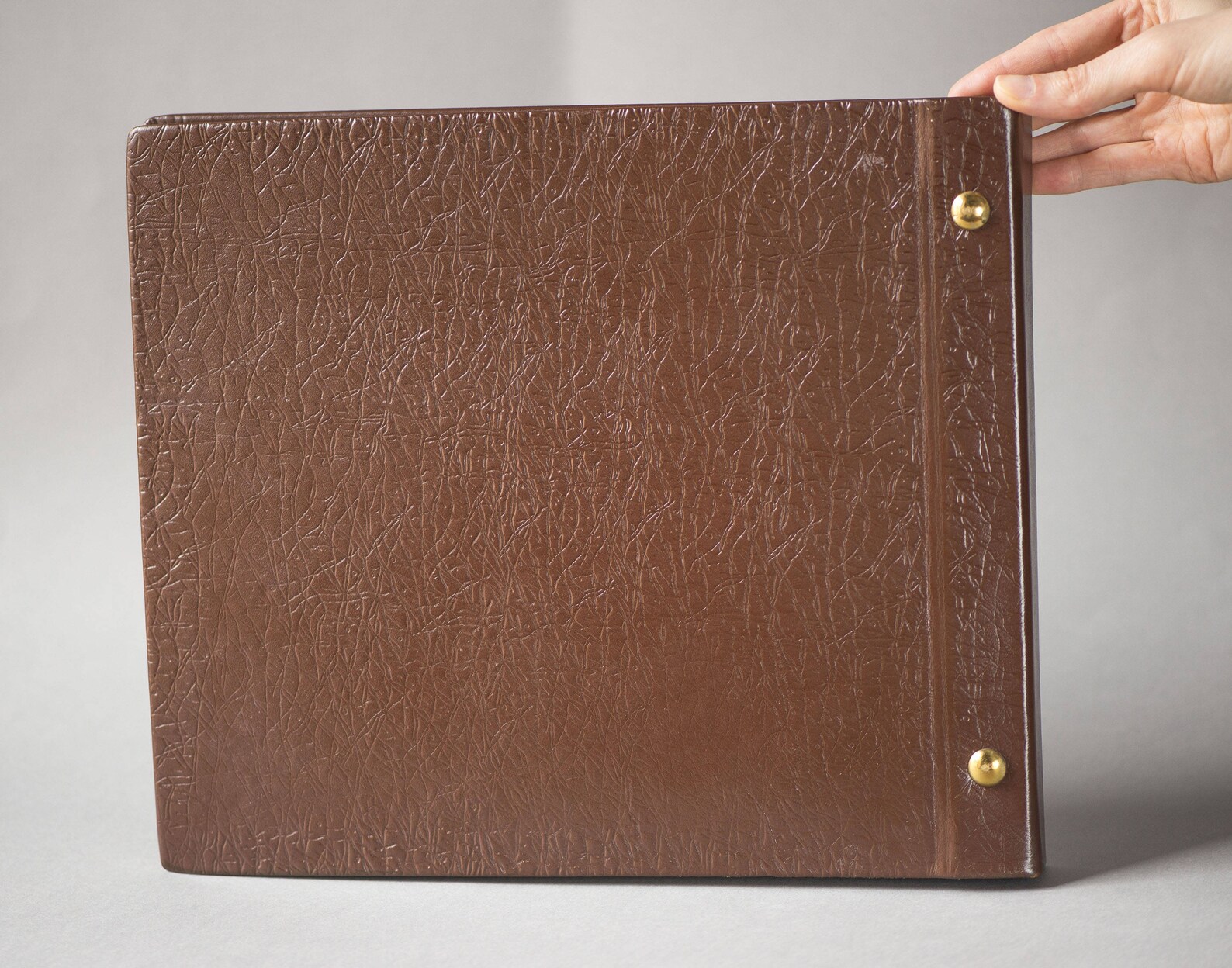 Unused leather bound photo album 80s old town album cover Etsy