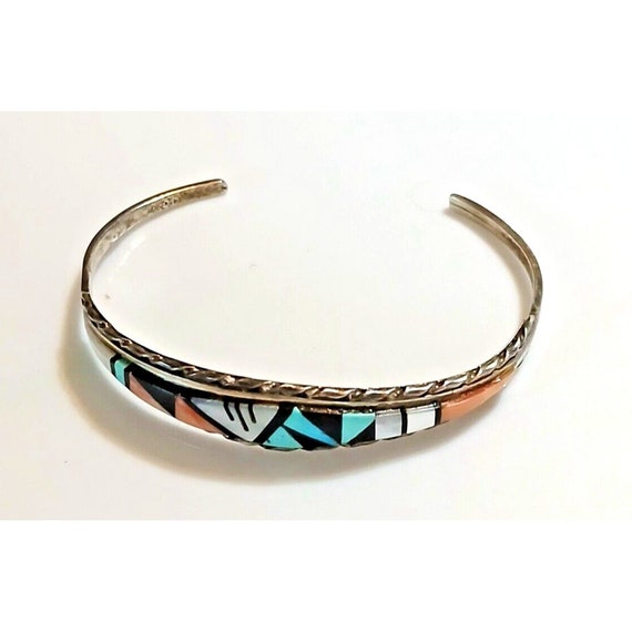 Museum Zuni 'Ravor Coral' Sterling Native American Jewelry Silver Necklace Ring Earrings Museum Zuni 'Ravor Coral' Sterling Native American Jewelry Silver Necklace Ring Earrings
