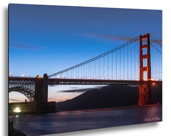 Golden Gate Bridge At Sunset San Francisco California Photo Print