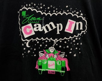 Vintage 80s BUICK SLOAN Museum Camp In Black T-Shirt