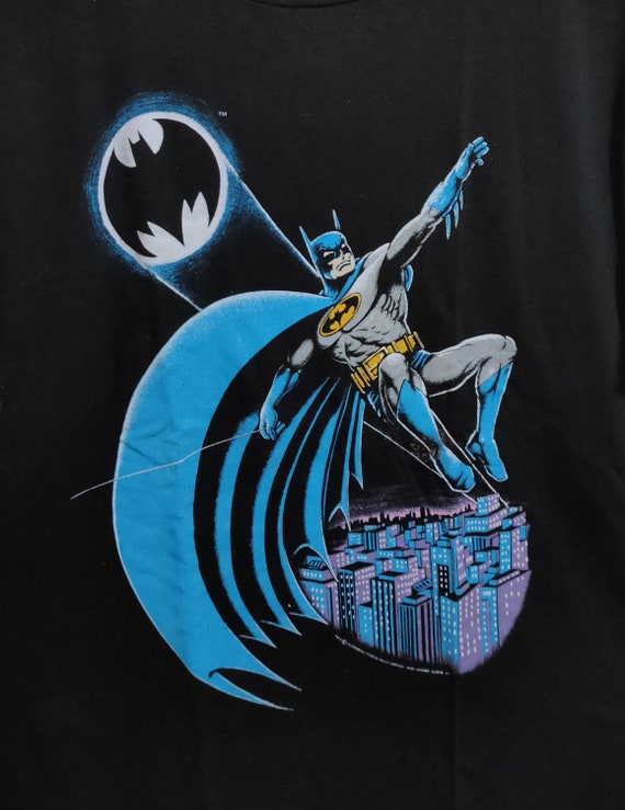 80's Vintage 1988 DC Comics Batman T-shirt Black - Etsy 80's Vintage 1988 DC Comics Batman T-shirt Black - Etsy