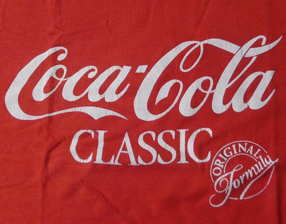 80's Vintage Coca Cola Classic Original Formula Co