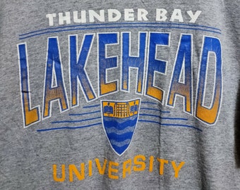 Vintage 80s Thunder Bay Lakehead University T-shirt