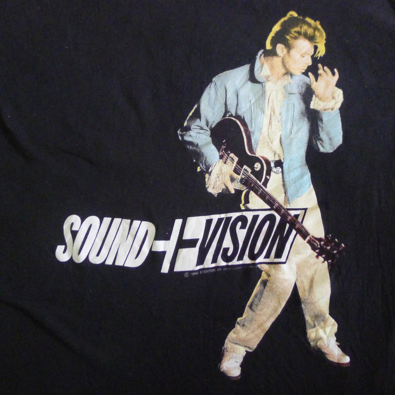 デヴィッドボウイSOUND+VISIONヴィンテージTシャツ 90s