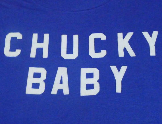 Vintage 70s 80s Chucky Baby Blue T-Shirt - image 1