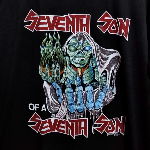 80's Vintage 1988 Iron Maiden Seventh Son of A Sev