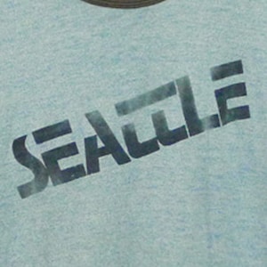 Vintage 80s Seattle Blue Ringer T-Shirt