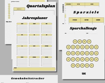 Printable Family Planner | Everyday Family Organization | Weekly Planner, Monthly Planner, Meal Plan, Emergency Planner & Overview | PDF