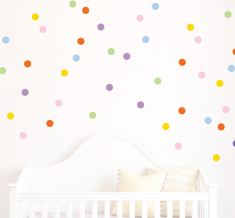 Polka Dot Decals // Polka Dots // Playroom Decor // Polka Dot Etsy