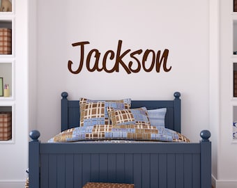 Personalized Boys Room Decorative Vinyl Name Wall Decal