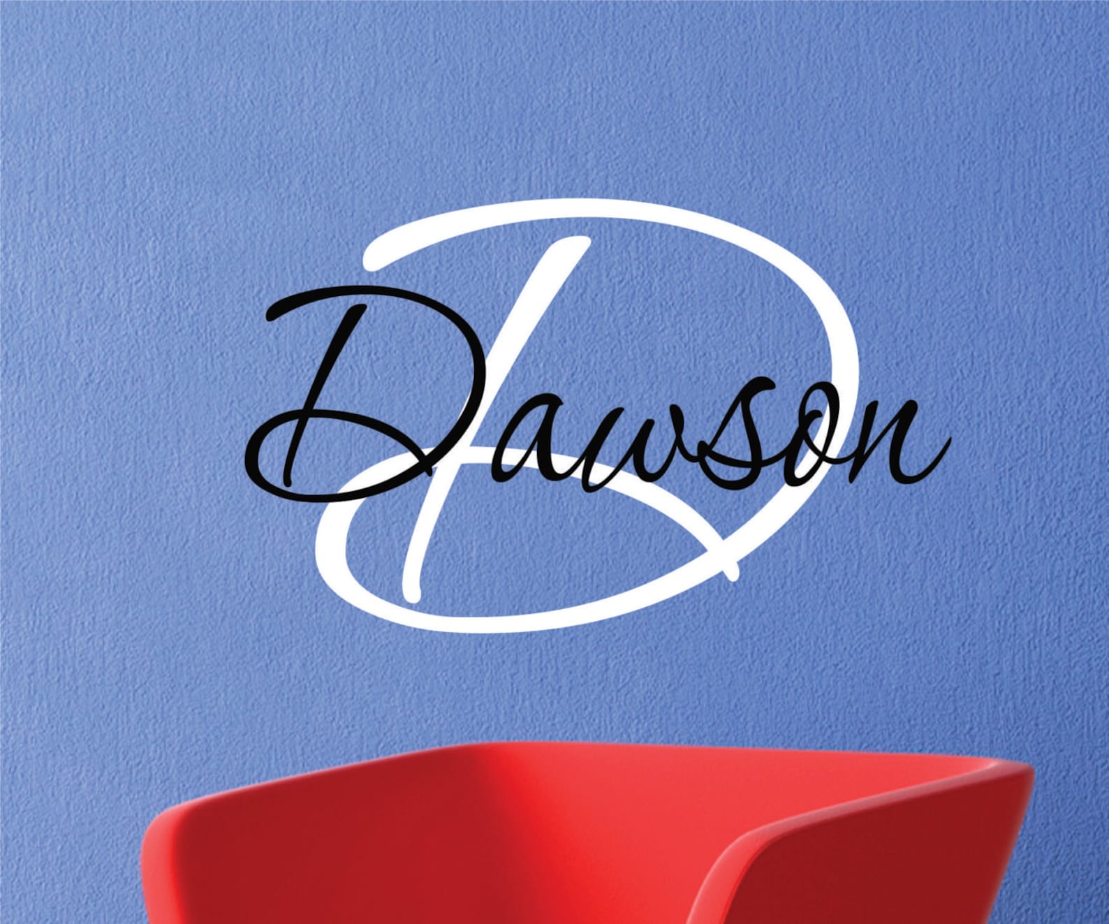 Girls Custom Name Wall Decal // Girl Name Decal // Monogram Etsy