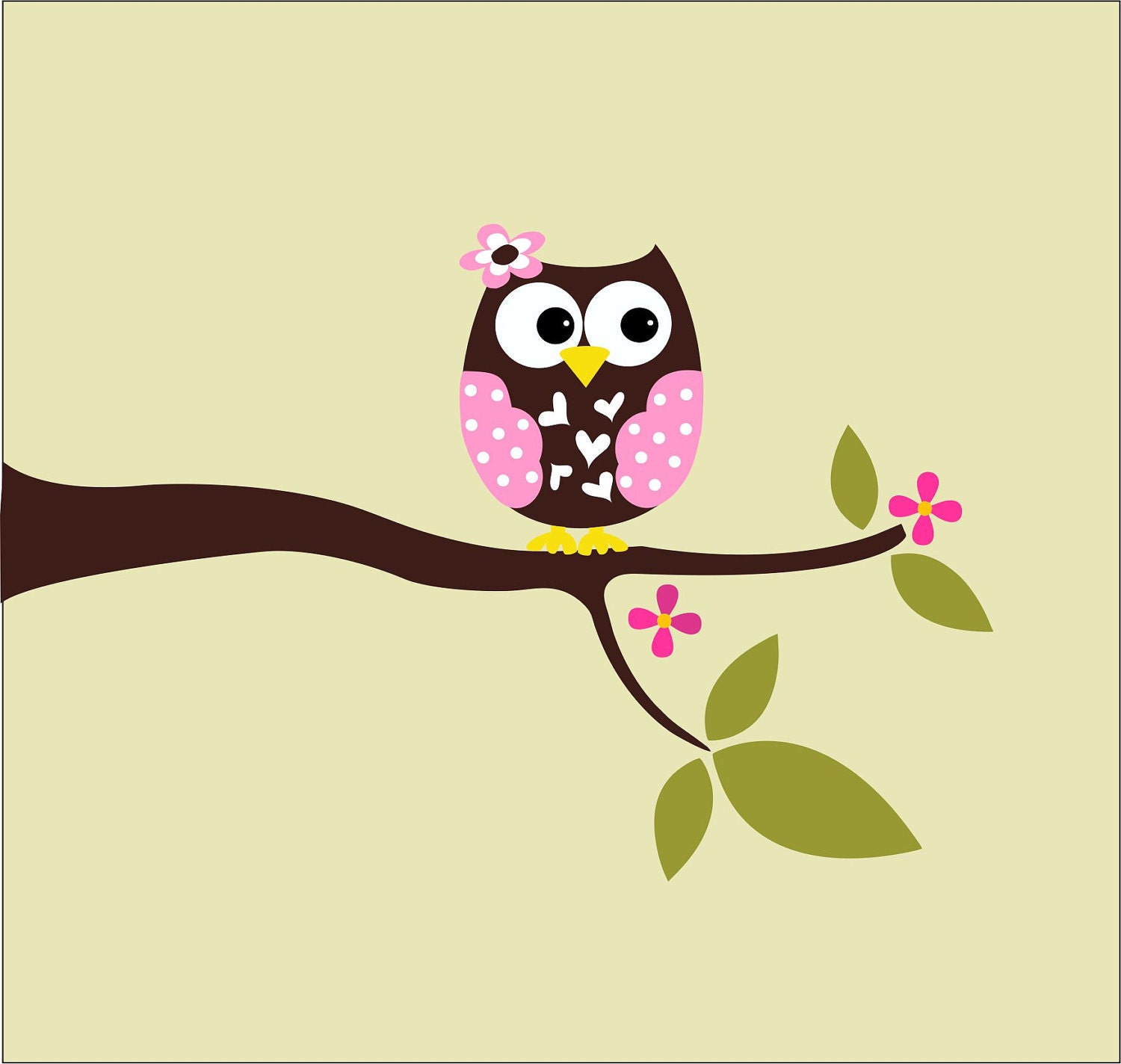 Childrens Wall Decals Owl Wall Decal Owl Vinyl Lettering Etsy