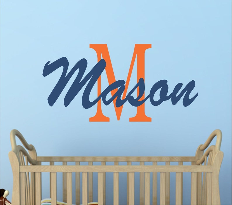 Kids Room Decal Boy Name Wall Decal Name Wall Decals Etsy