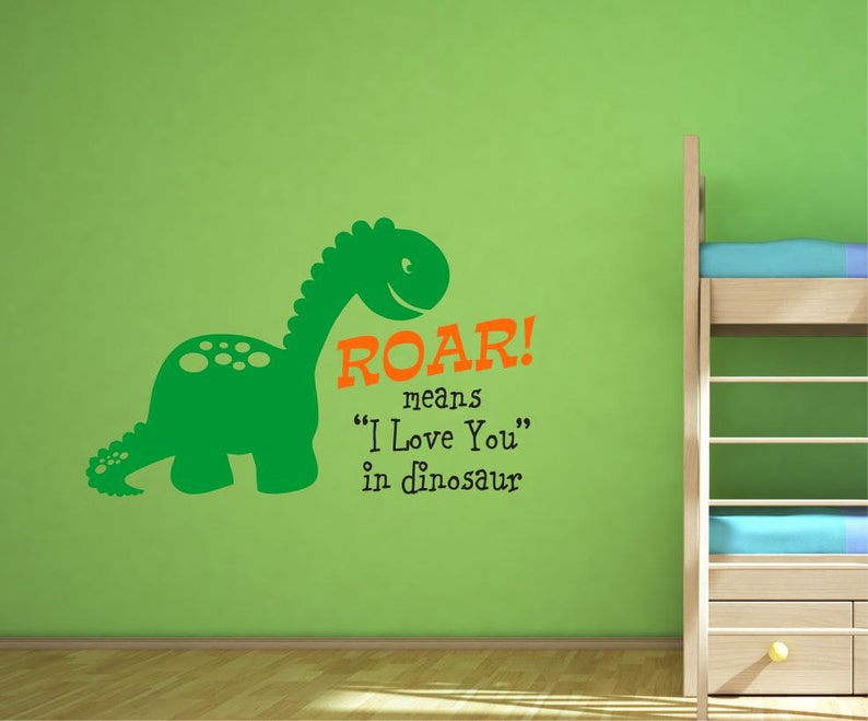 Dinosaur Wall Decal Dinosaur Wall Decor Dinosaur Decor Kids Etsy