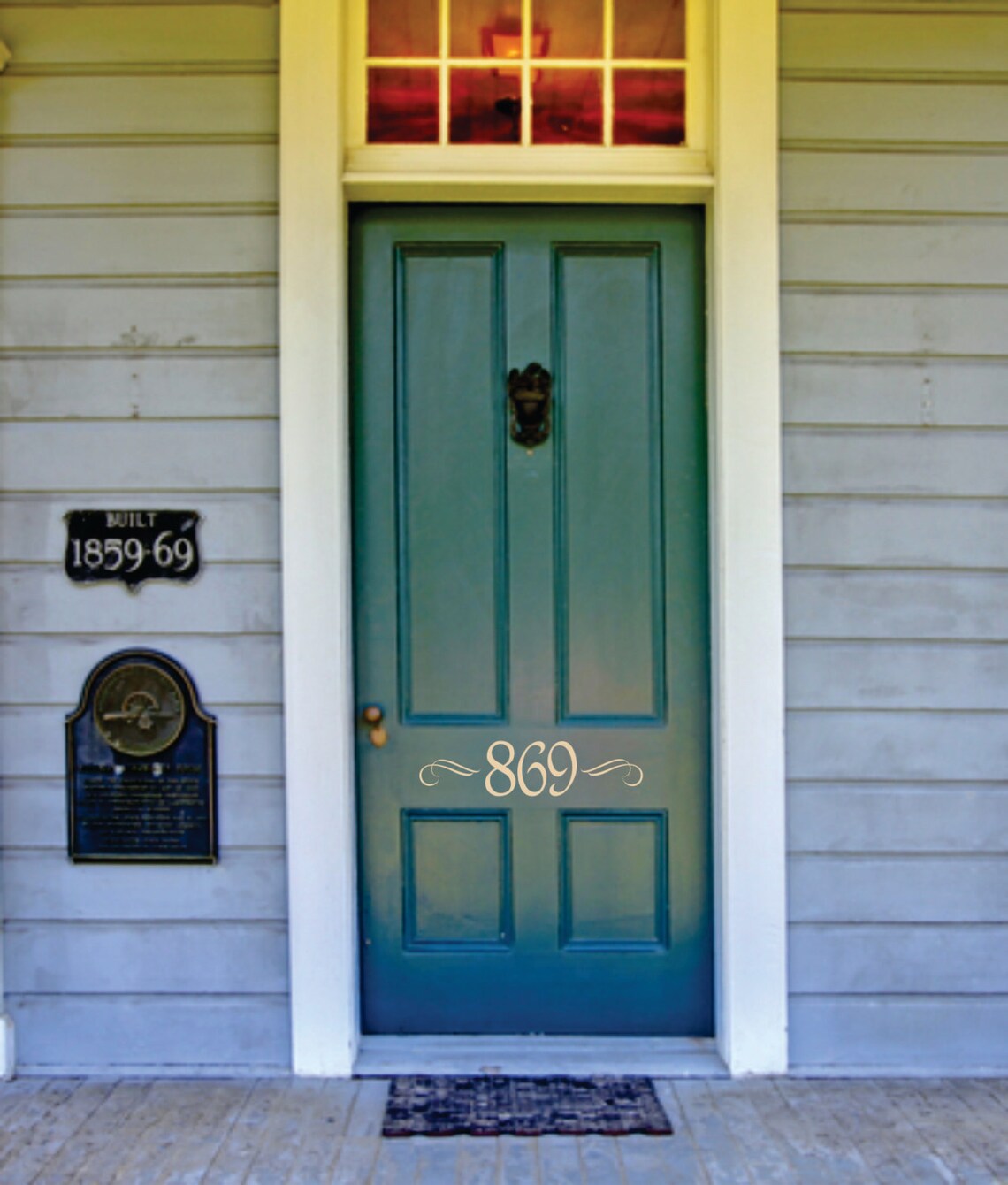 Number Decals House Number Vinyl Lettering Small Decal Etsy