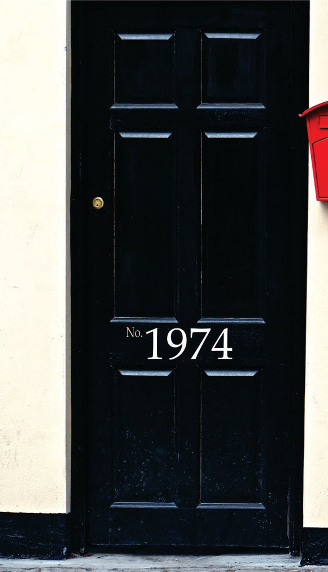 Wall Decalshouse Number Vinyl Lettering Small Decal Wall Etsy