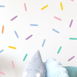 CONFETTI Sprinkles Wall Decals // Peel and Stick Confetti // Nursery Decor //  Renters Wall Paper // Playroom Art // Bedroom Wall Stickers