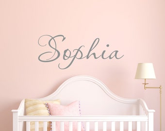 Wall Decal, Vinyl Decals, Girls Name Decal, Teen Room Decor, Kids Room Sign, Bedroom Door Decal, Kids Room Decals, Custom Name, Wall Art