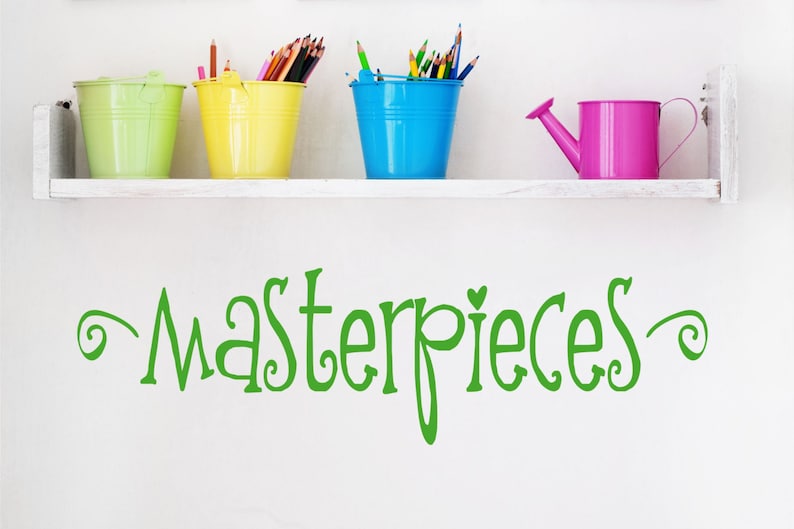 Playroom Wall Decal Masterpieces Vinyl Wall Decal Etsy