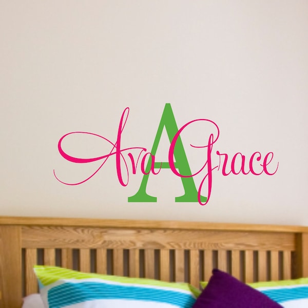 Custom Vinyl Wall Decal for Girls Bedroom or Teen Room Decor