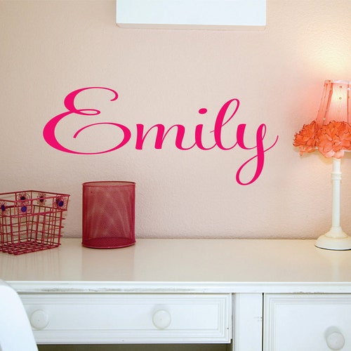Personalized Name Custom Name Vinyl Wall Decal Sticker Etsy