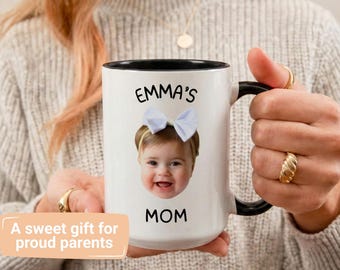 Custom Mug, Mug From Photo, Baby Face Mug, Mug With Kids Photo, Gift for Family, Mother’s Day, Father’s Day, Coffee Gift New Parents
