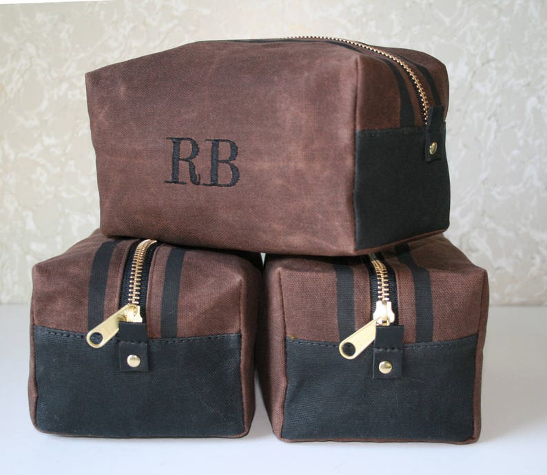 Waxed Canvas Toiletry Bag Ditty Bag Wax Canvas Bag Etsy
